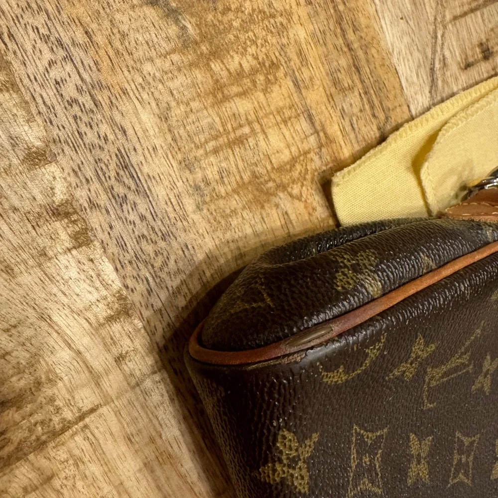 Louis Vuitton Monogram Canvas Crossbody Bag in Brown and Tan